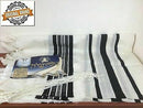 ORIGINAL !  100% Wool Tallit Prayer Shawl Prima A A (Black) Size 47" L X 67" W