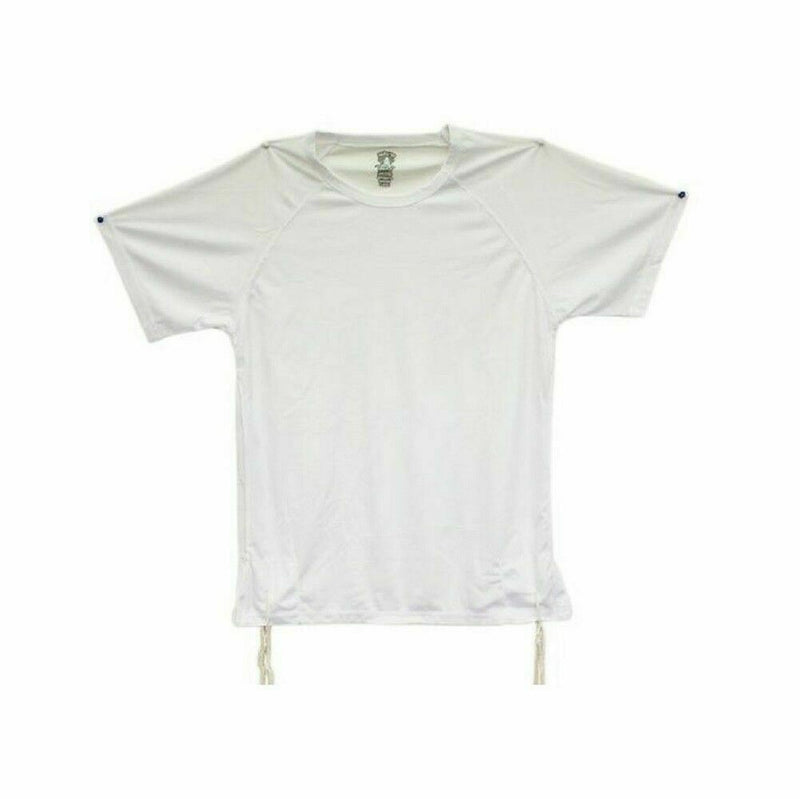 dri-fit white tzitzit shirt tallit tallis katan israel jewish kosher tzitzis men