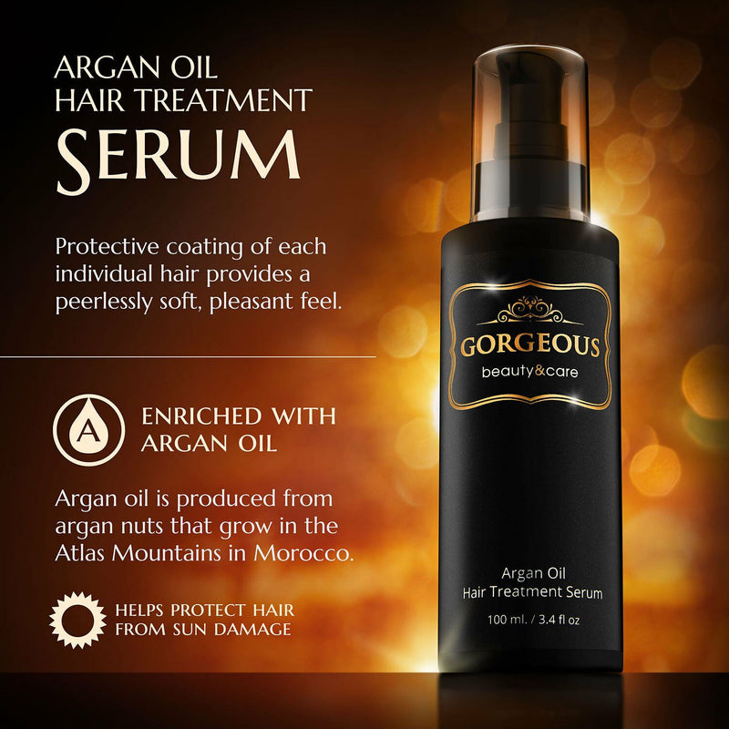 Gorgeous100 ml Moroccan Argan Oil Treatment for Dry and Damaged Hair
