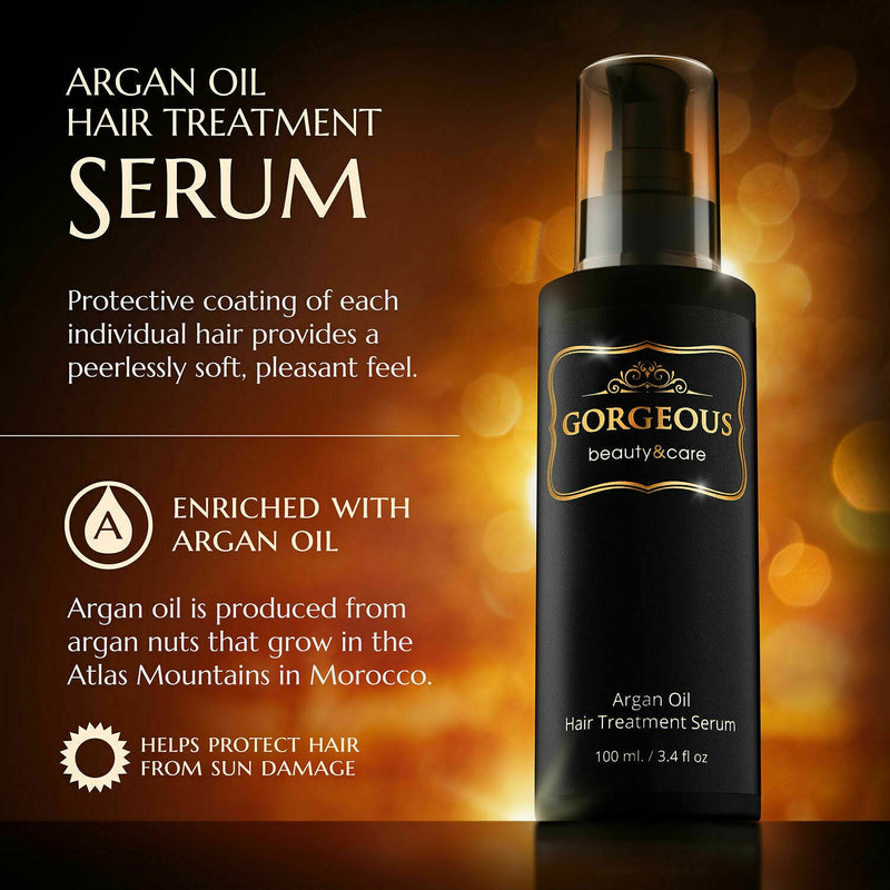 Best hair treatment Serum with Argan Oil 100 ml Professional Hair care gorgeous