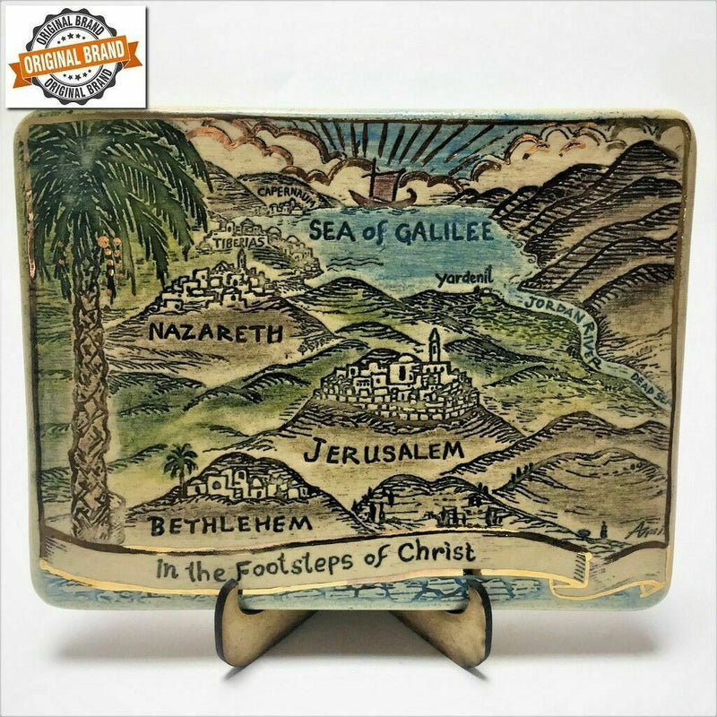 In the Footsteps of Christ The Ways of Jesus Christ Holy Land gift Art in clay