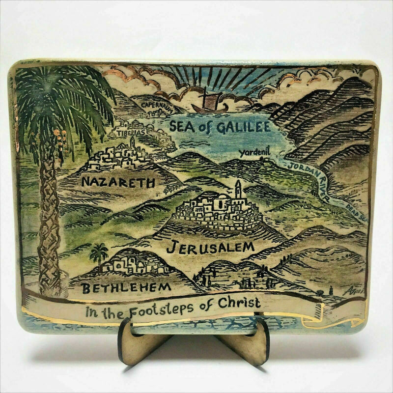 In the Footsteps of Christ The Ways of Jesus Christ Holy Land gift Art in clay