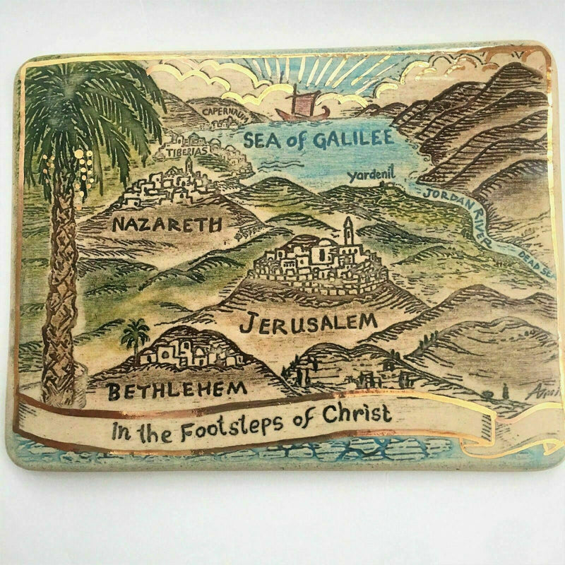 In the Footsteps of Christ The Ways of Jesus Christ Holy Land gift Art in clay