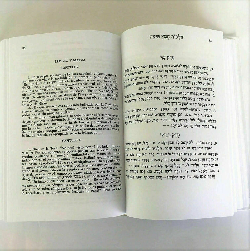 MAIMONIDES Mishne Tora Libro Torah Book Spanish & Hebrew RAMBAM Española &Hebreo