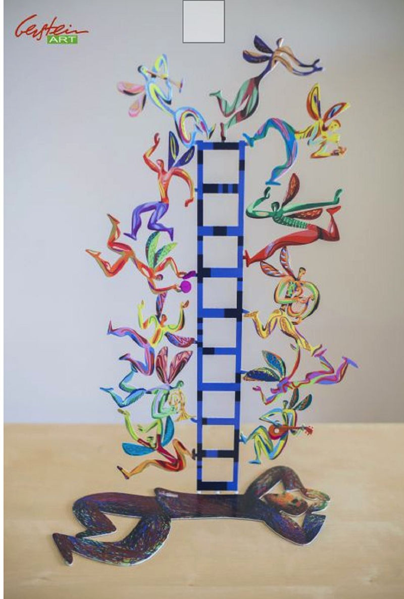 David Gerstein Jacob's ladder Metal Modern Art Sculpture Jacobs Ladder