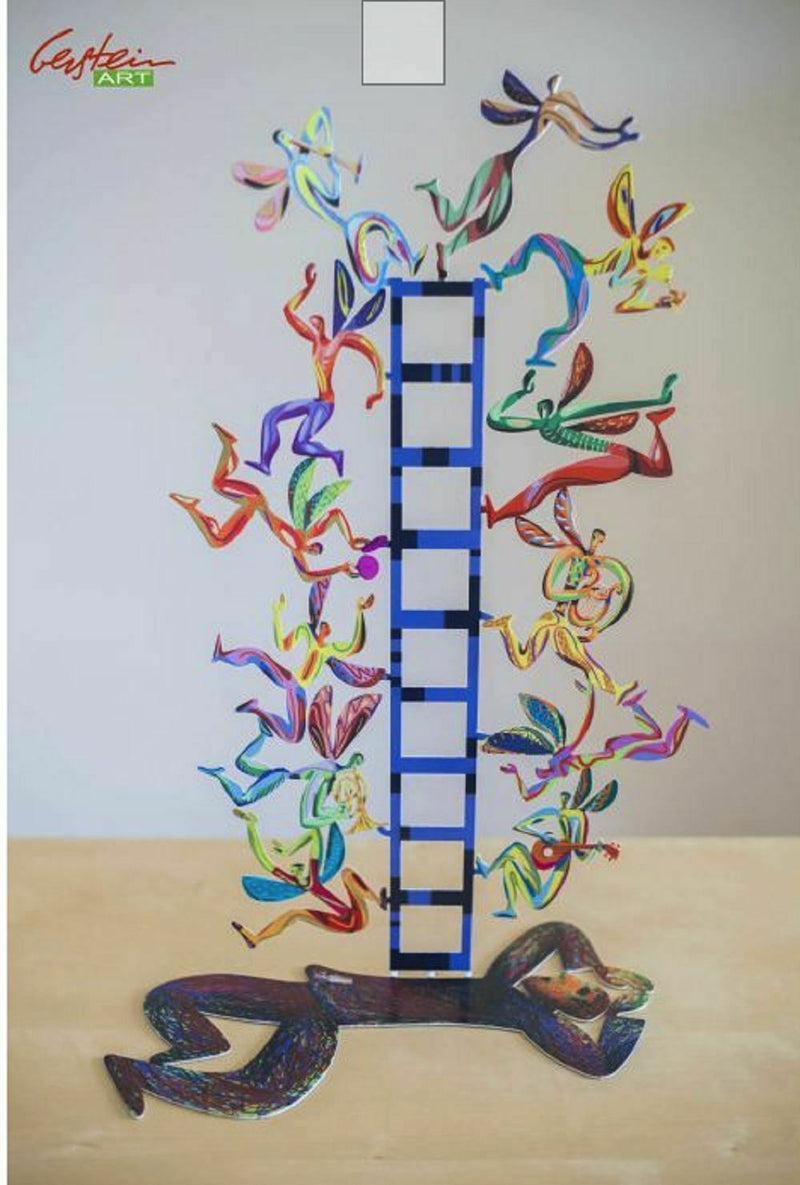 David Gerstein Jacob's ladder Metal Modern Art Sculpture Jacobs Ladder