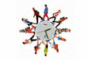 David Gerstein Walkers Time Clock Decorative wall Clocks Laser Sublimation Print