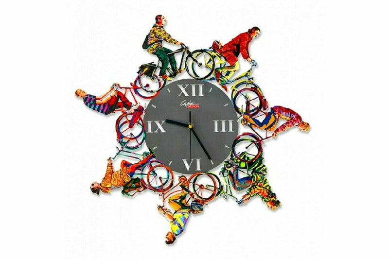 David Gerstein Riding Time Clock Decorative wall Clocks Laser Sublimation Print