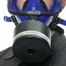 Gas Mask Black Filter 40mm Threaded  fits Israeli MP5 Canister NEW