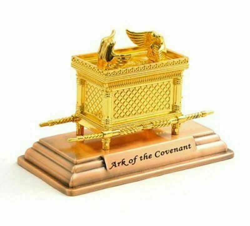 The Ark of the Covenant Gold Plated Table Top  Israel Hebrew Jewish 7"