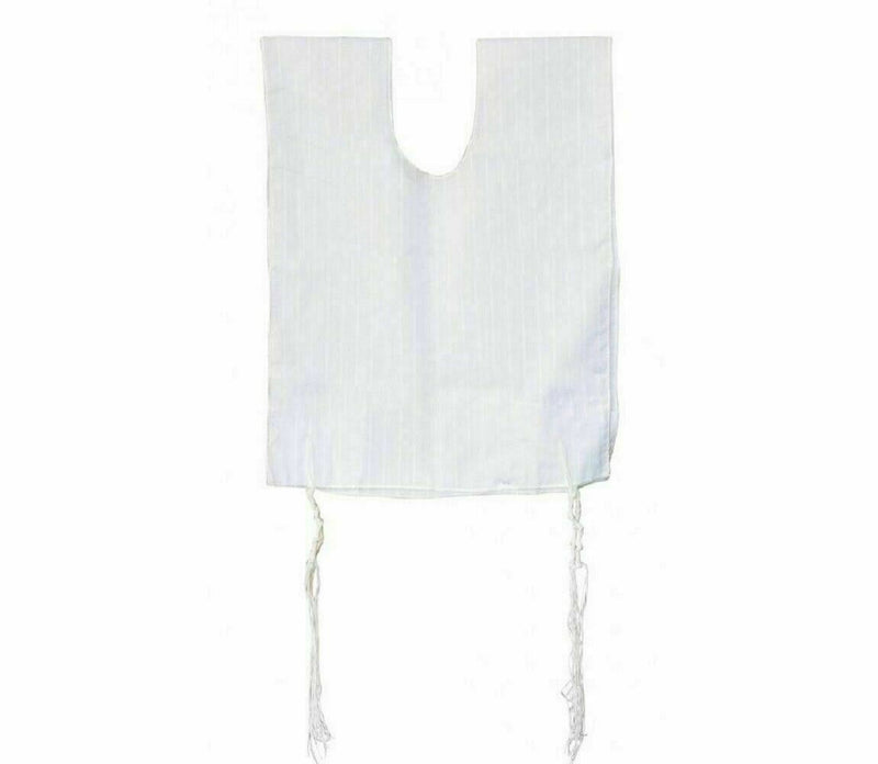 100% Kosher Tallit Katan Tzitzit 46x106cm/ 18"x42" made in Israel Size 7