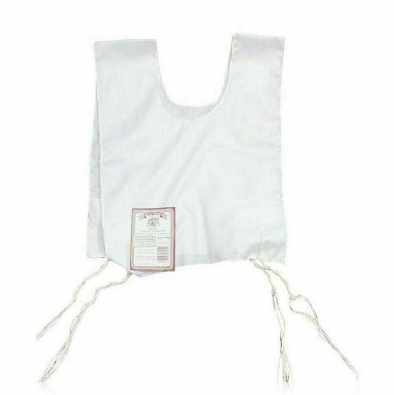 100% Kosher Tallit Katan Tzitzit 46x106cm/ 18"x42" made in Israel Size 7