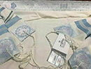 Wool Tallit Prayer Shawl in Light blue silver Stripes Size 24" L X 72" W