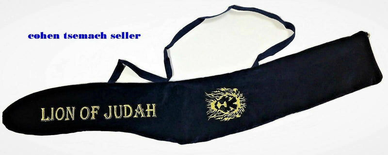 Shofar Bag XL Pouch Carry lion of juda Case Christian  Yemenite