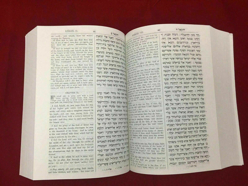 Livre de la Bible hébreu-anglais Tanakh Torah + Nevi'im + Ketuvim Old...