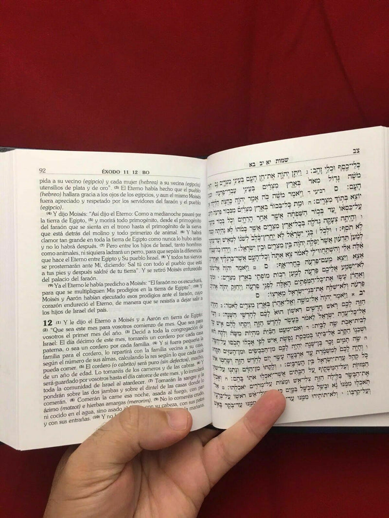 Livre de la Bible hébreu-anglais Testament de la Torah Tanach pour le Shabbat