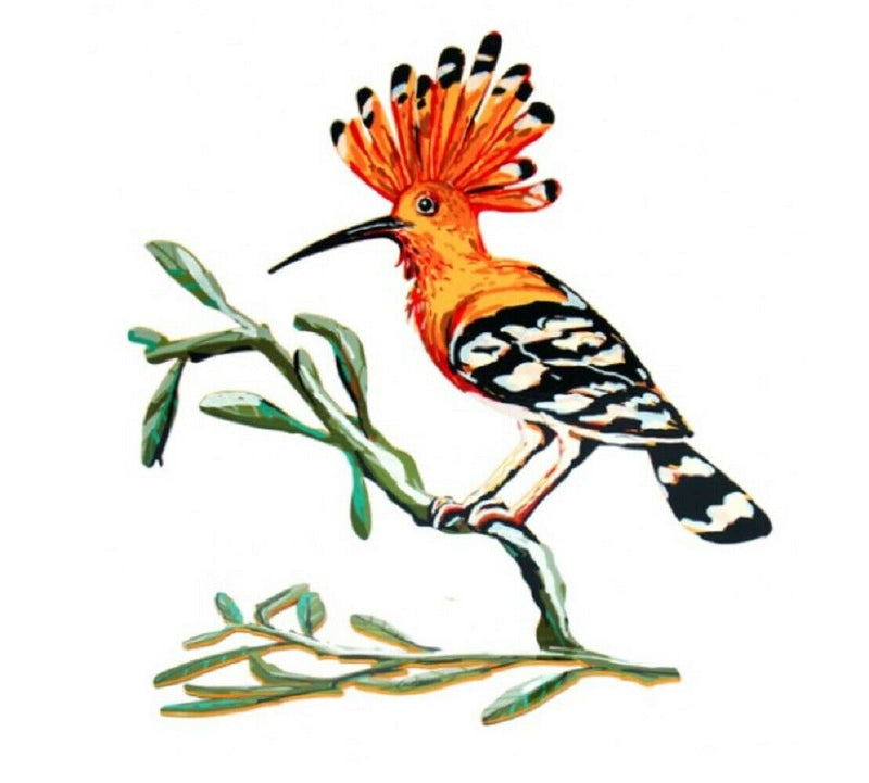 David Gerstein Art Hoopoe Bird Metal Modern Sculpture