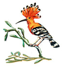 David Gerstein Art Hoopoe Bird Metal Modern Sculpture