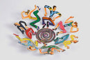 David Gerstein Disco Bowl Metal Modern Wall Sculpture
