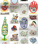 Walking in Tel Aviv Creation By David Gerstein Modern Pop Art Easy Runner Urban