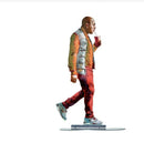 Walking in Tel Aviv Creation By David Gerstein Art- Walker with Orange Juice