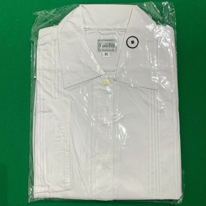 Kitel White Cotton Polyester Kittel Robe - Lace/Classic Design Finish All Sizes