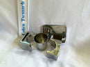 Yair Emanuel Havdalah Set - Comes Apart - Hammer Work - Silver Judaica Nickel
