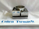 Yair Emanuel Havdalah Set - Comes Apart - Hammer Work - Silver Judaica Nickel
