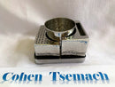 Yair Emanuel Havdalah Set - Comes Apart - Hammer Work - Silver Judaica Nickel