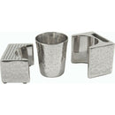 Yair Emanuel Havdalah Set - Comes Apart - Hammer Work - Silver Judaica Nickel