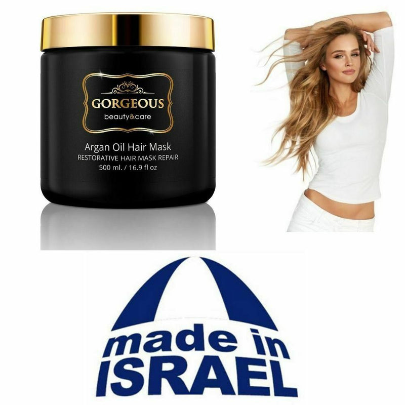 Made In Israel Argan Oil Hair Mask Restorative Hair Mask Repair By Gorgeous New