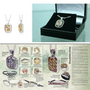 925 Sterling Silver & 9K Gold Hoshen "Twelve Tribes" Pendant with Zircone