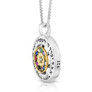 925 Sterling Silver & 9K Gold Circular Priestly Blessing and Hoshen Pendant