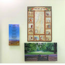 Bible stories Map illustrated Land of Israel judaica map 26"X18" Poster Holyland