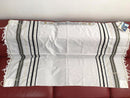 Kosher Tallit Talit Prayer Shawl Black  Gold Stripes in Size 43.3"X62.9"
