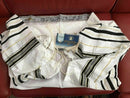 Kosher Tallit Talit Prayer Shawl Black Gold Stripes in Size 55.1"X74.8"