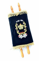 Amazing Judaica Jewis Sefer Torah Scroll Book Bible Hebrew&Velvet cover israel