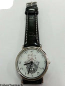 Elegant Hebrew letters watch Hamsa Israel Judaica gift