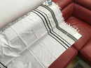 Kosher Tallit Talit Prayer Shawl in 55.1"X74.8" Made Israel Black Gold
