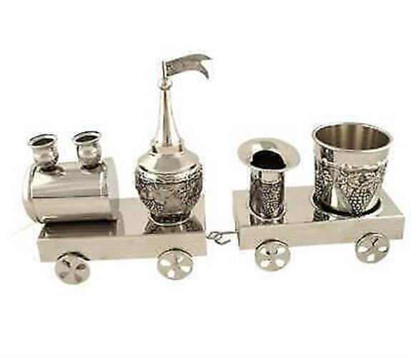 Havdalah Set Nickel Train Israel Judaica gift