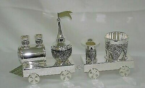 Havdalah Set Nickel Train Israel Judaica gift