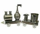 Havdalah Set Nickel Train Israel Judaica gift
