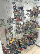 David Gerstein Modern Art CHAMPION Bicycle Racer Metal Sculpture bike Pop Art