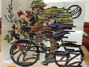 David Gerstein Modern Art CHAMPION Bicycle Racer Metal Sculpture bike Pop Art