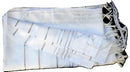 Kosher White Tallit Talis Prayer Shawl acrylic 55"X74" Made Israel silver Stripe