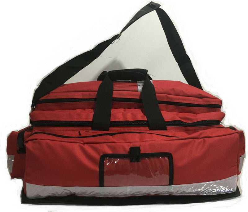 Original!  EMS PARAMEDIC TRAUMA BAG FIRE RESCUE FIRST AID AMBULANC RED