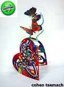 David Gerstein Pop Art Open Heart Metal Sculpture Contemporary Modern Art