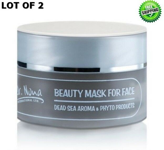 X2 Dr.Nona-Beauty Facial Mask- Dead Sea Mud Minerals Deep Cleansing Bio-Organic