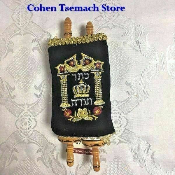 Small Hebrew Sefer Torah Scroll Book Jewish Israel Holy Bible Pentateuch,Judaica