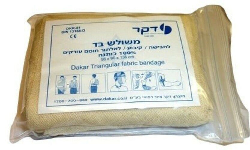 LOT 100  Israeli Triangular Dressing Bandage Medic Trauma Emergency IFAK EMT